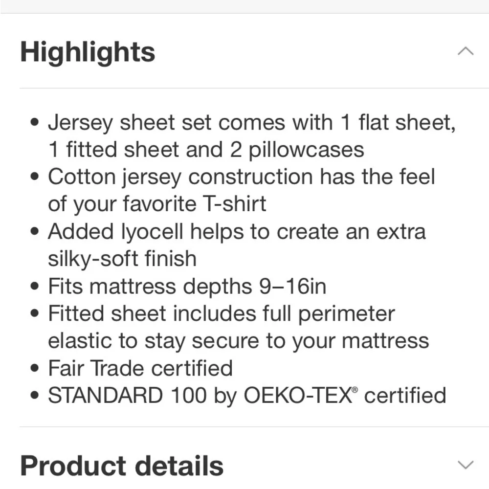 Full Jersey Solid Sheet Set White - Casaluna™